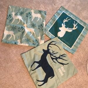 Christmas deer pillow case covers